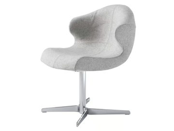 ALSTER - With 4-spoke base fabric chair by Ligne Roset - view 3
